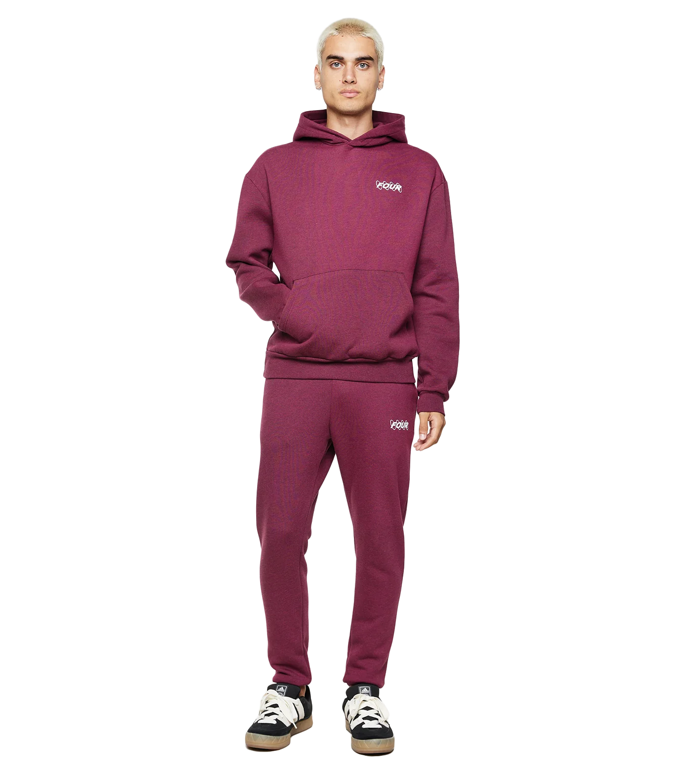 Circles Logo Sweatpants Red Melange