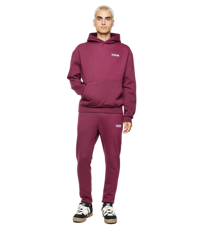 Circles Logo Sweatpants Red Melange
