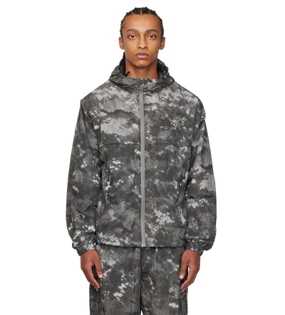 Sportswear Windbreaker Jacket Grey Camo