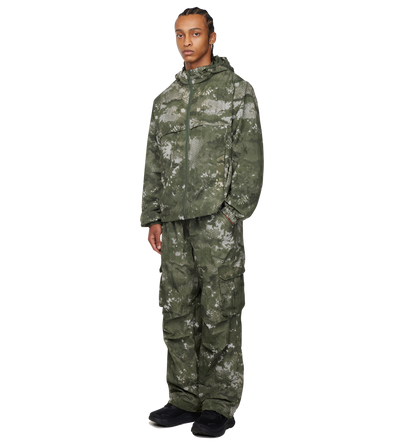 Sportswear Windbreaker Pants Green Camo
