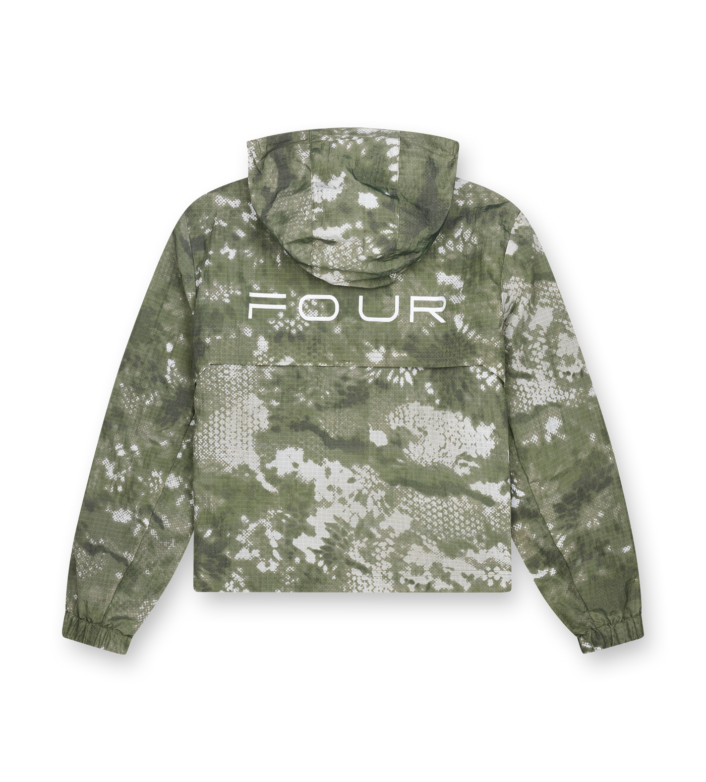 Sportswear Windbreaker Jacket Green Camo