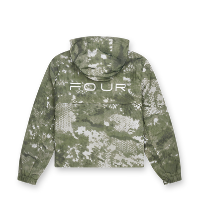 Sportswear Windbreaker Jacket Green Camo