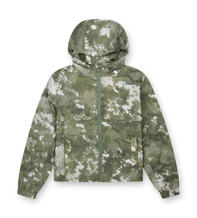 Sportswear Windbreaker Jacket Green Camo