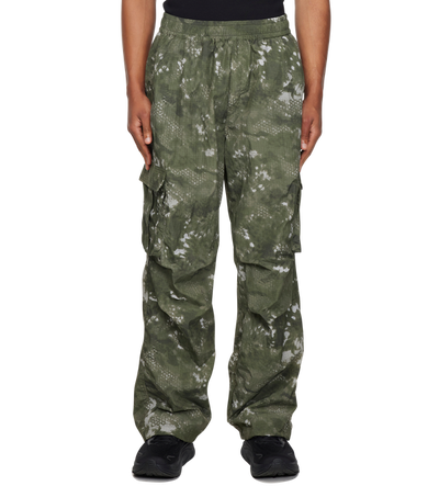 Sportswear Windbreaker Pants Green Camo