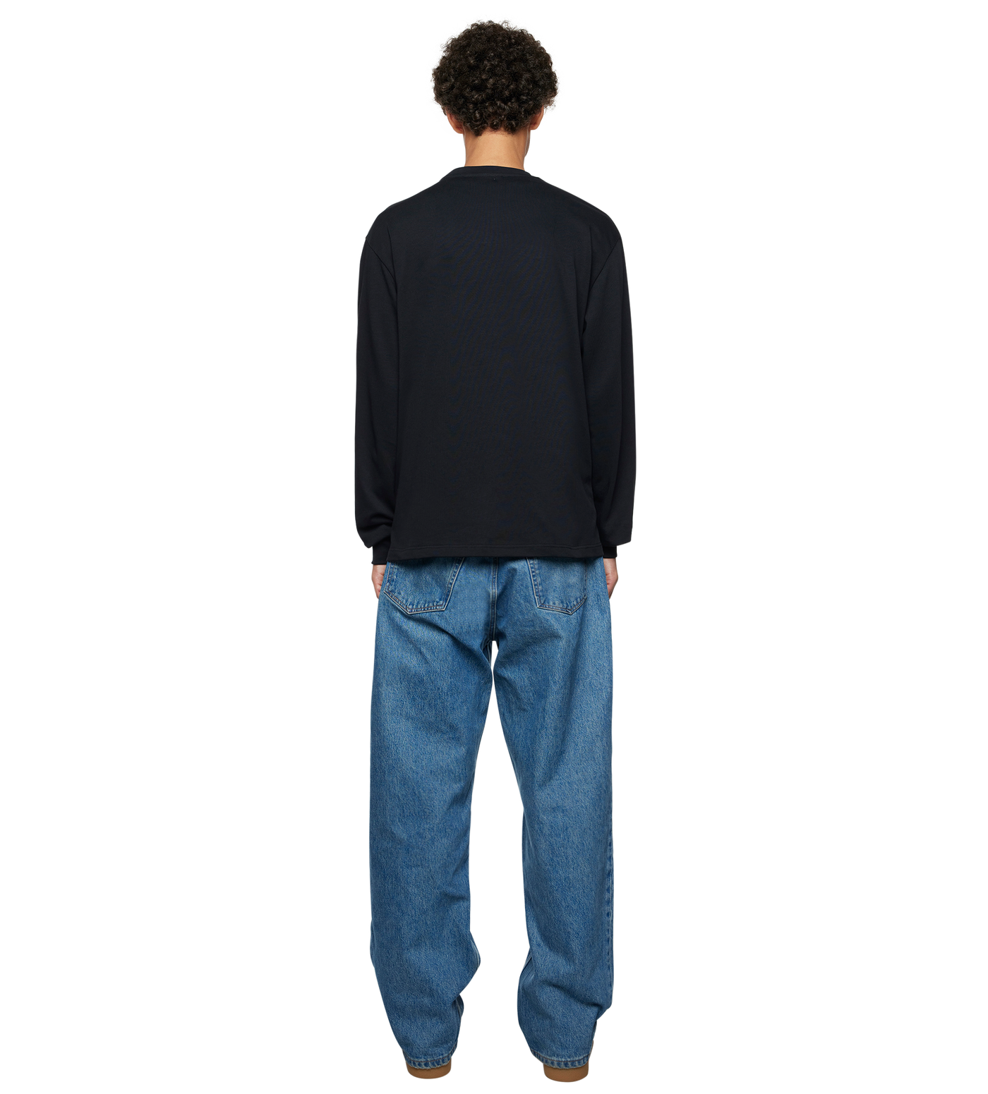 Logo Longsleeve Pocket T-shirt Black