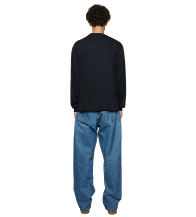 Logo Longsleeve Pocket T-shirt Black