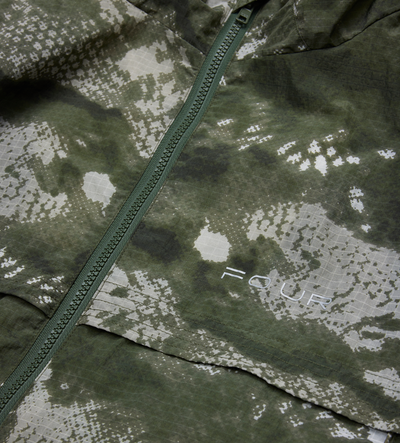 Sportswear Windbreaker Jacket Green Camo