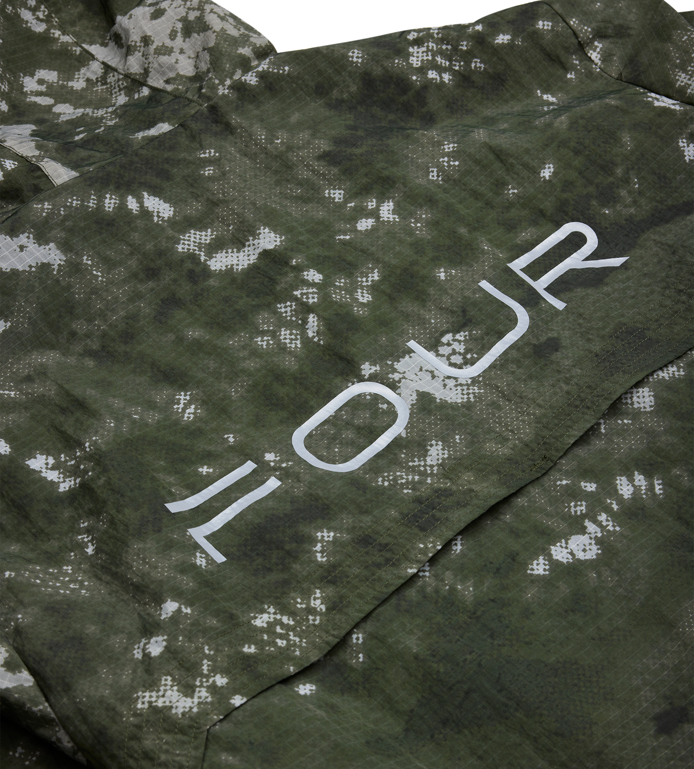 Sportswear Windbreaker Jacket Green Camo