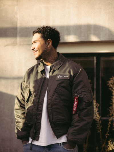 FOUR Amsterdam & Alpha Industries Jacket Rep.grey